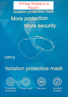 10 Pack - Protective Face Shield